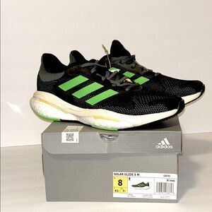 Mens adidas Solar Glide 5 M Size 8 running athletic shoes sneakers NIB NWT